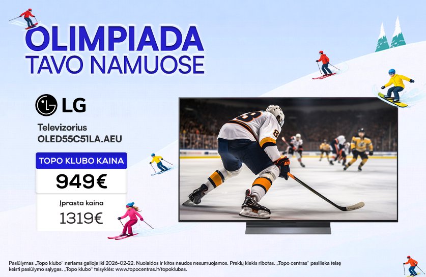 Televizorius LG OLED55C51LA.AEU