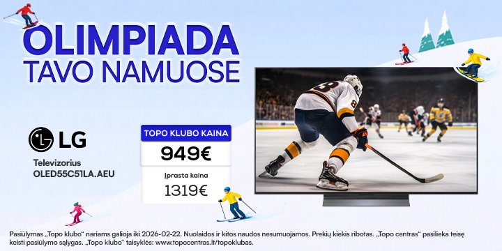 Televizorius LG OLED55C51LA.AEU