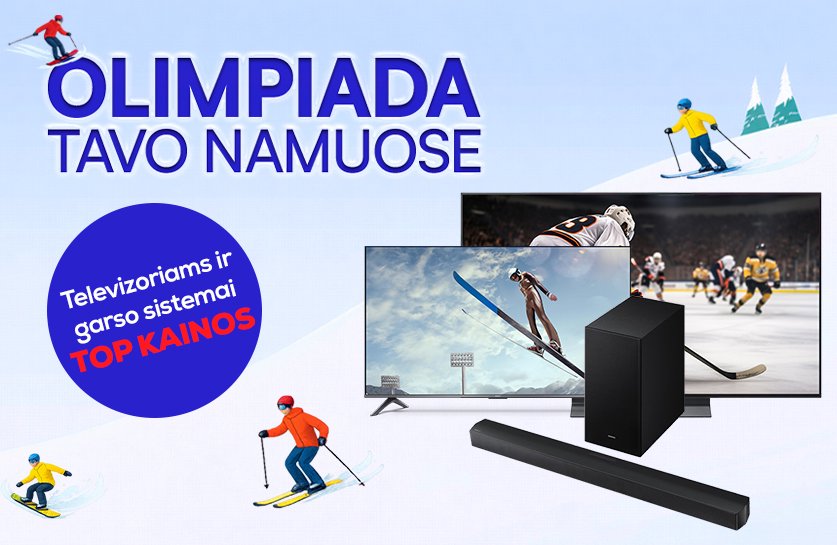 Olimpiada tavo namuose!
