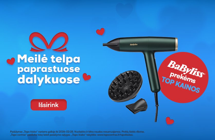 Babyliss grožio prekėms TOP kainos!