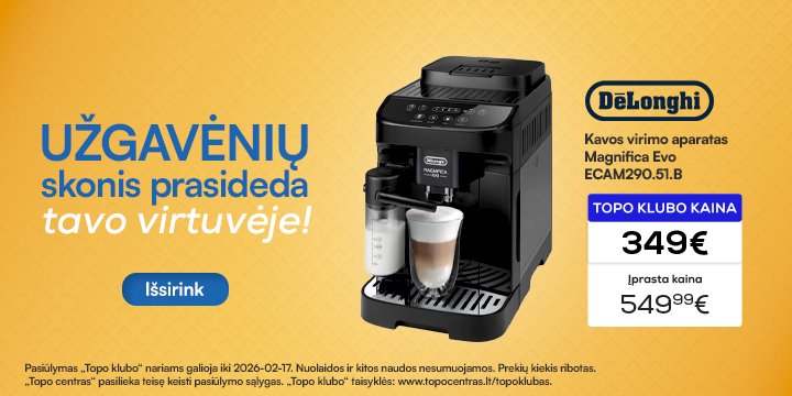 Kavos virimo aparatas DELONGHI Magnifica Evo ECAM290.51.B