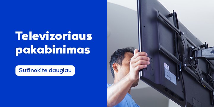Paslaugos namuose | Televizoriaus pakabinimas