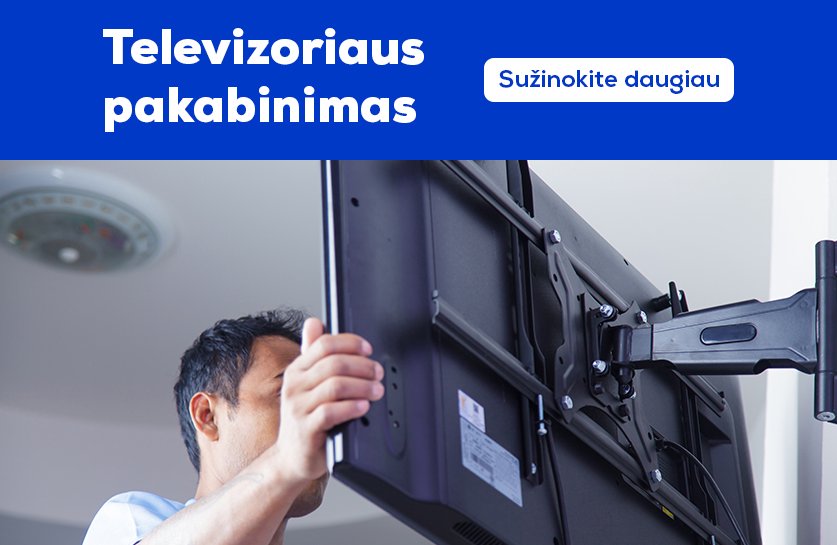 Paslaugos namuose | Televizoriaus pakabinimas
