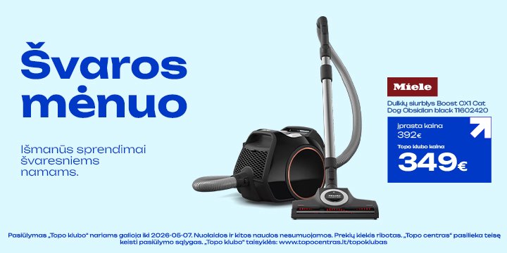 Dulkių siurblys MIELE Boost CX1 Cat Dog Obsidian black 11602420