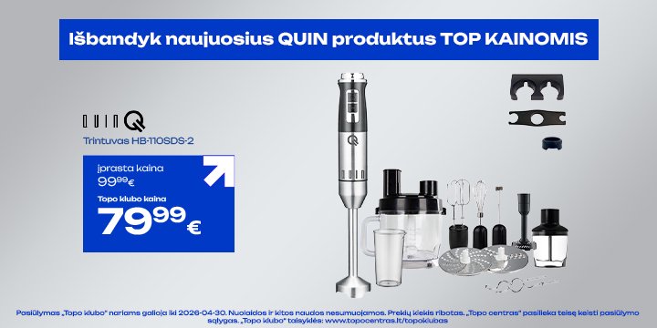 Trintuvas QUIN HB-110SDS-2