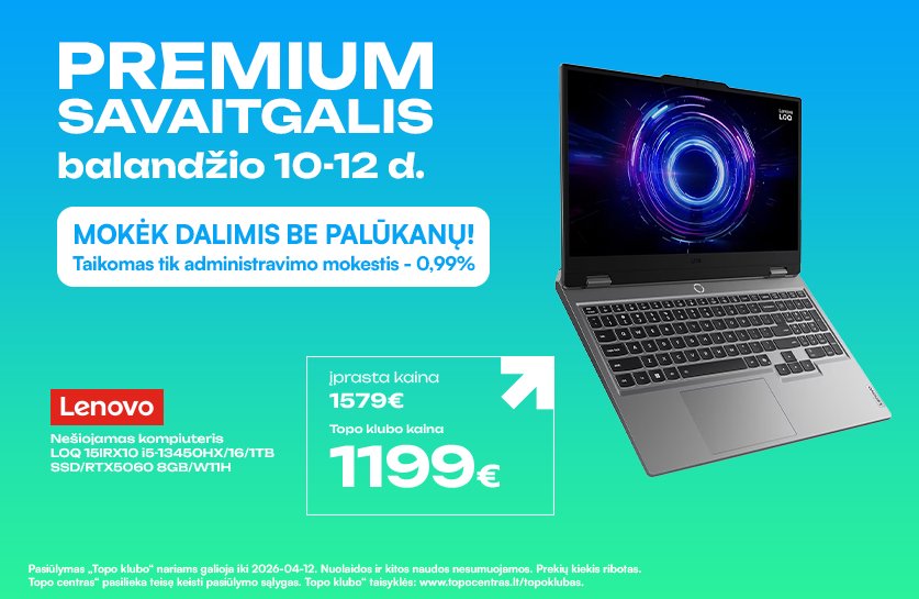 Nešiojamas kompiuteris Lenovo LOQ 15IRX10 i5-13450HX/16/1TB SSD/RTX5060 8GB/W11H