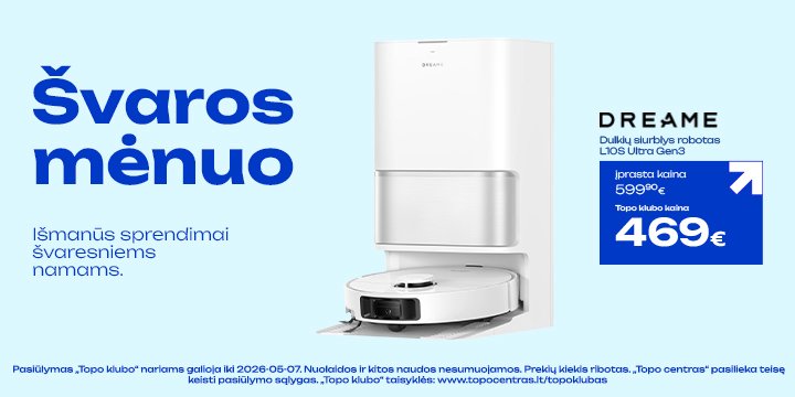 Dulkių siurblys robotas Dreame L10S Ultra Gen3