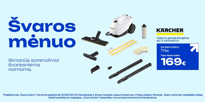 Valymo garais įrenginys KARCHER SC 3 1.513-650.0