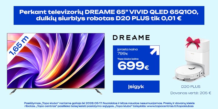 Televizorius DREAME 65" VIVID QLED 65Q100