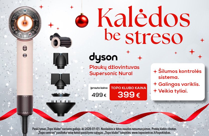 Plaukų džiovintuvas DYSON Supersonic Nural T1/T2 Ceramic pink/Rose gold, 113407-01