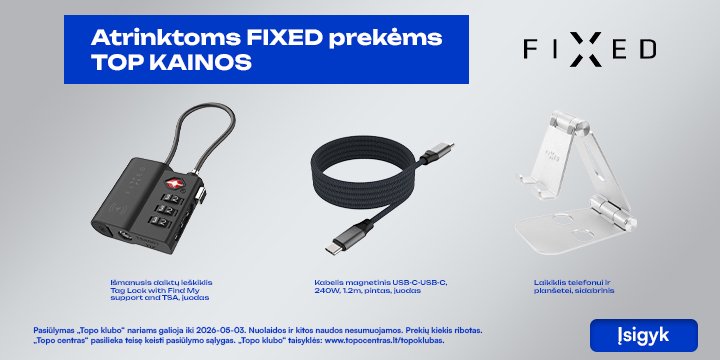 Atrinktoms FIXED prekėms TOP kainos