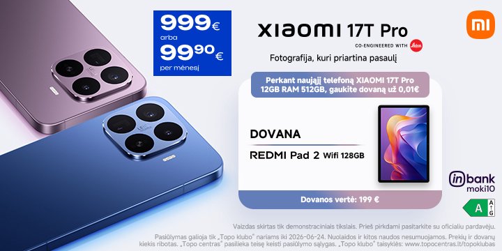 Naujiena! Xiaomi 17T serijos telefonai | Pro