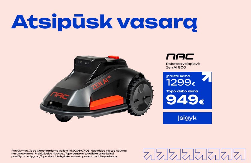 Robotas vejapjovė NAC Zen AI 800