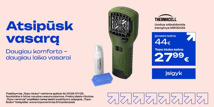 Uodus atbaidantis įrenginys ThermaCell MR300G, Žalias