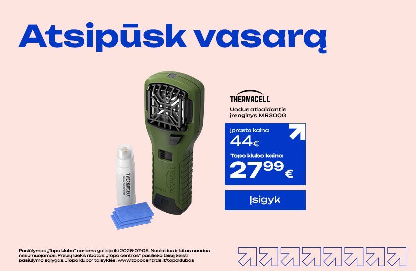Uodus atbaidantis įrenginys ThermaCell MR300G, Žalias