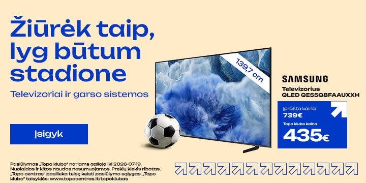 Televizorius Samsung QLED QE55Q8FAAUXXH