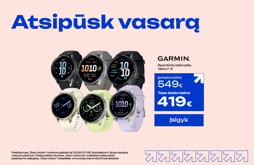 Atrinkti GARMIN laikrodžiai TOP kainomis!