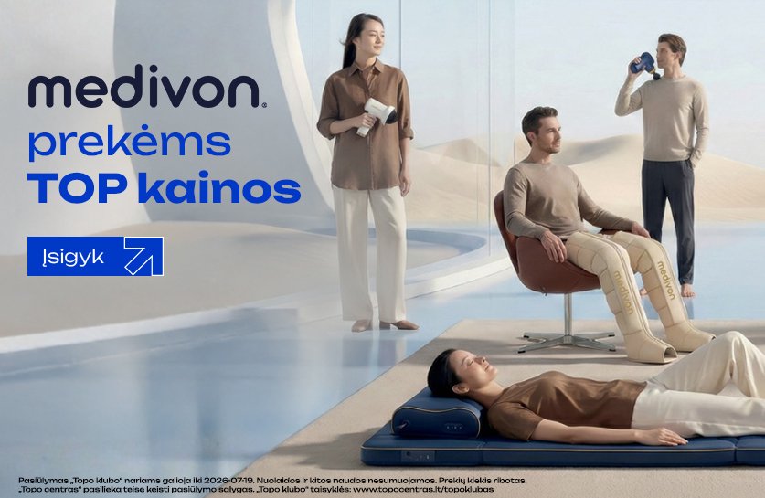 Medivon prekėms TOP kainos