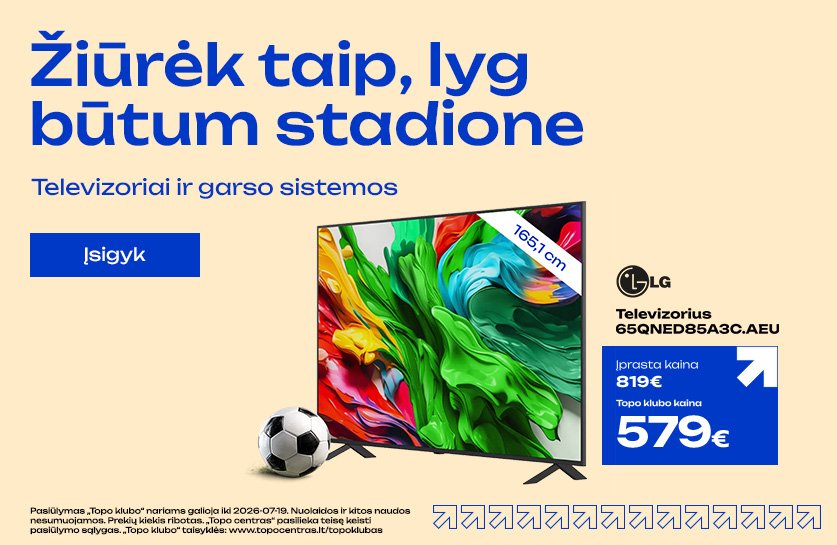 Televizorius LG 65QNED85A3C.AEU