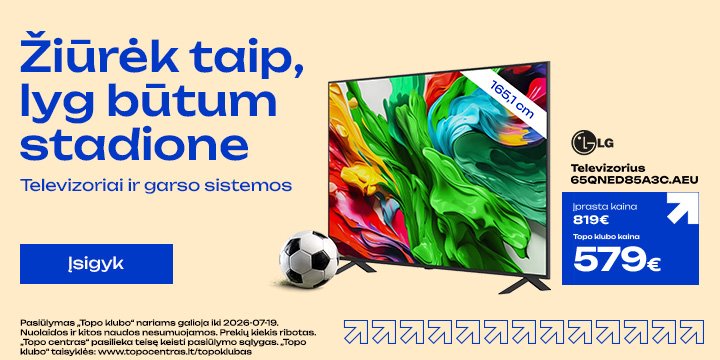Televizorius LG 65QNED85A3C.AEU