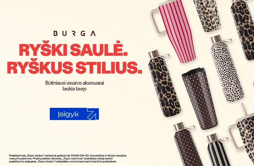 Būtiniausi vasaros aksesuarai laukia tavęs! Atrask BURGA
