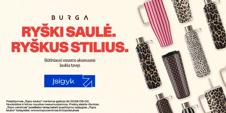 Būtiniausi vasaros aksesuarai laukia tavęs! Atrask BURGA