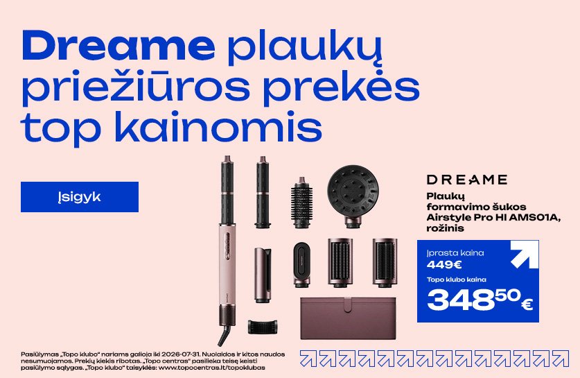 DREAME prekėms TOP kainos!