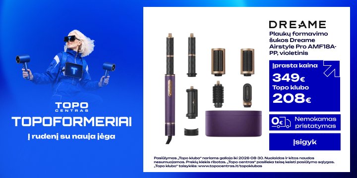 Plaukų formavimo šukos Dreame Airstyle Pro AMF18A-PP, violetinis