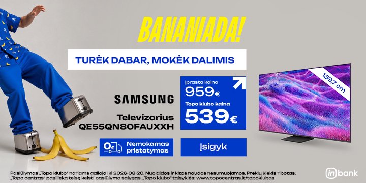 Bananiada - slidžiai geros kainos |TV