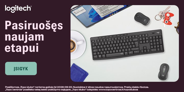 Pasiruoškite naujam etapui su Logitech