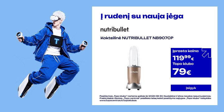 Kokteilinė NUTRIBULLET NB907CP