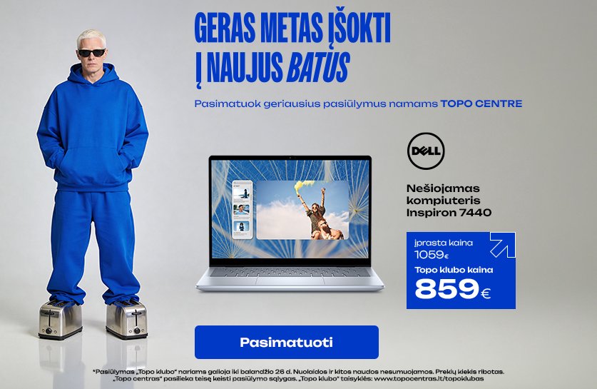 Nešiojamas kompiuteris DELL Inspiron 7440 i5-120U/16/512GB SSD/W11