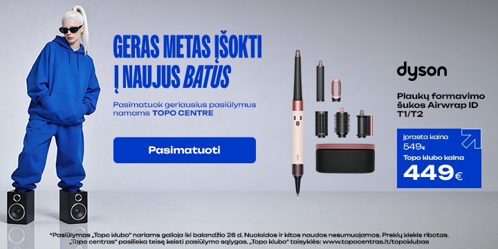 Plaukų formavimo šukos DYSON Airwrap ID T1/T2 Ceramic pink/Rose gold, 601848-01
