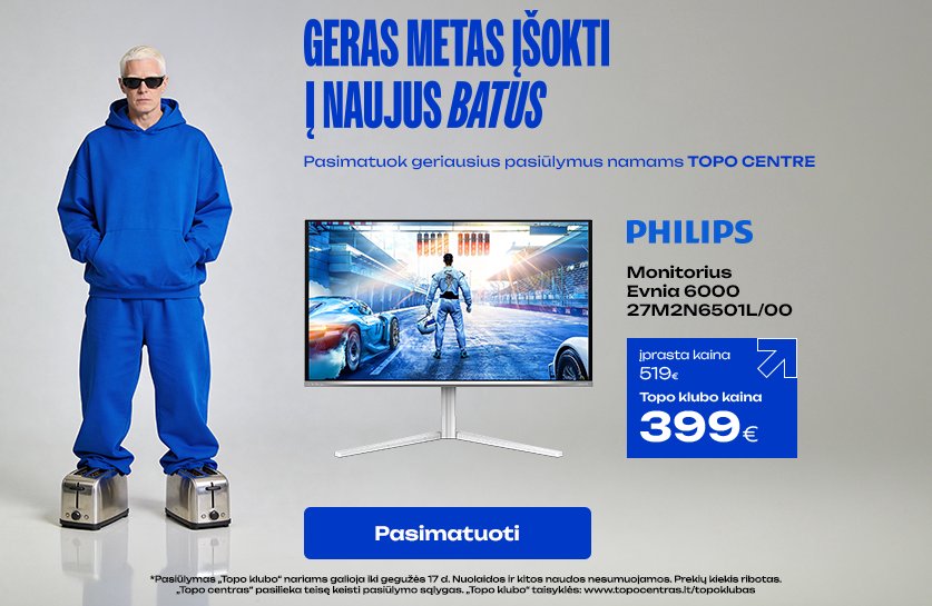 Monitorius Philips Evnia 6000 27M2N6501L/00