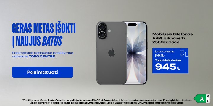 Mobilusis telefonas APPLE iPhone 17 256GB Black