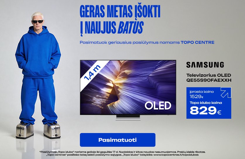 Televizorius Samsung OLED QE55S90FAEXXH