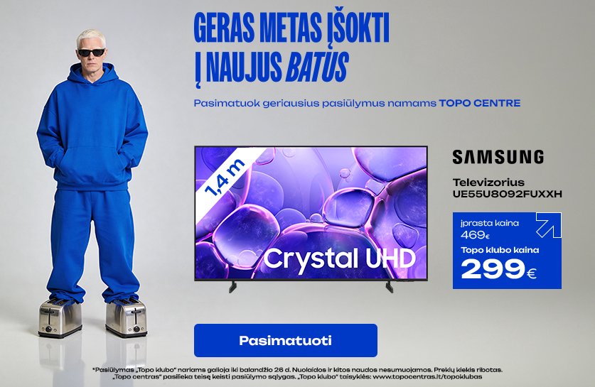 Televizorius Samsung UE55U8092FUXXH