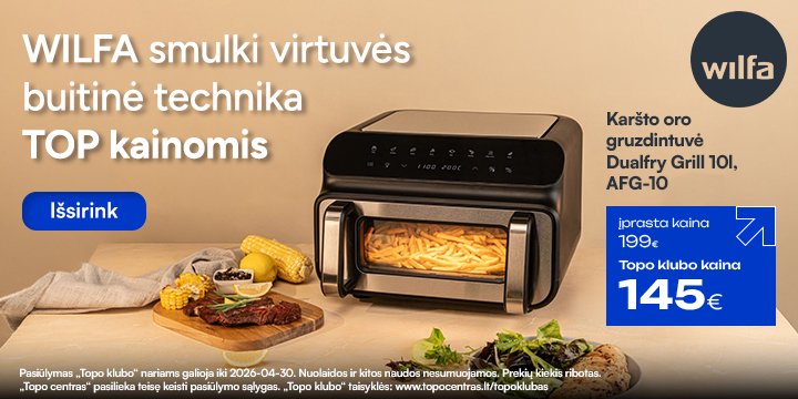 WILFA smulki virtuvės buitinė technika TOP kainomis!