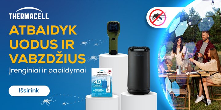 Thermacell - apsisaugokite nuo uodų!