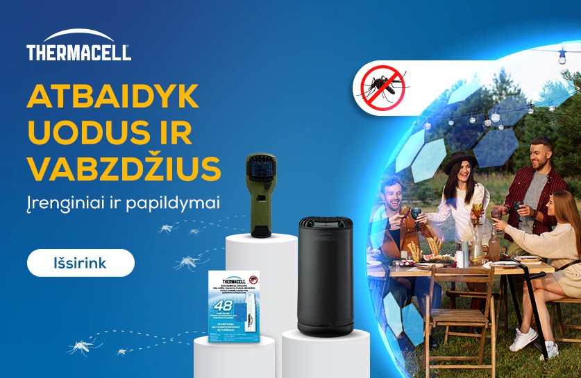 Thermacell - apsisaugokite nuo uodų!