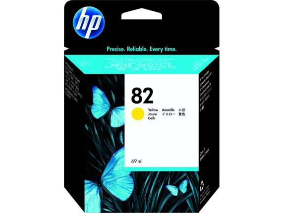 Rašalinė HP HP no. 82 Yellow