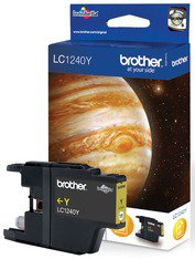 Rašalinė BROTHER LC1240Y geltona