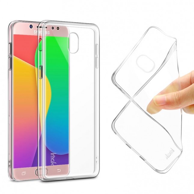 Dėkliukas JUST MUST Galaxy J7 (2017), nugarėlė, skaidri