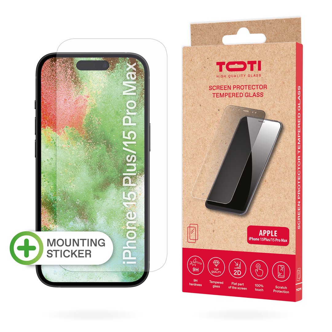 Ekrano apsauga TEMPERED iPhone 15 Plus/15 Pro Max