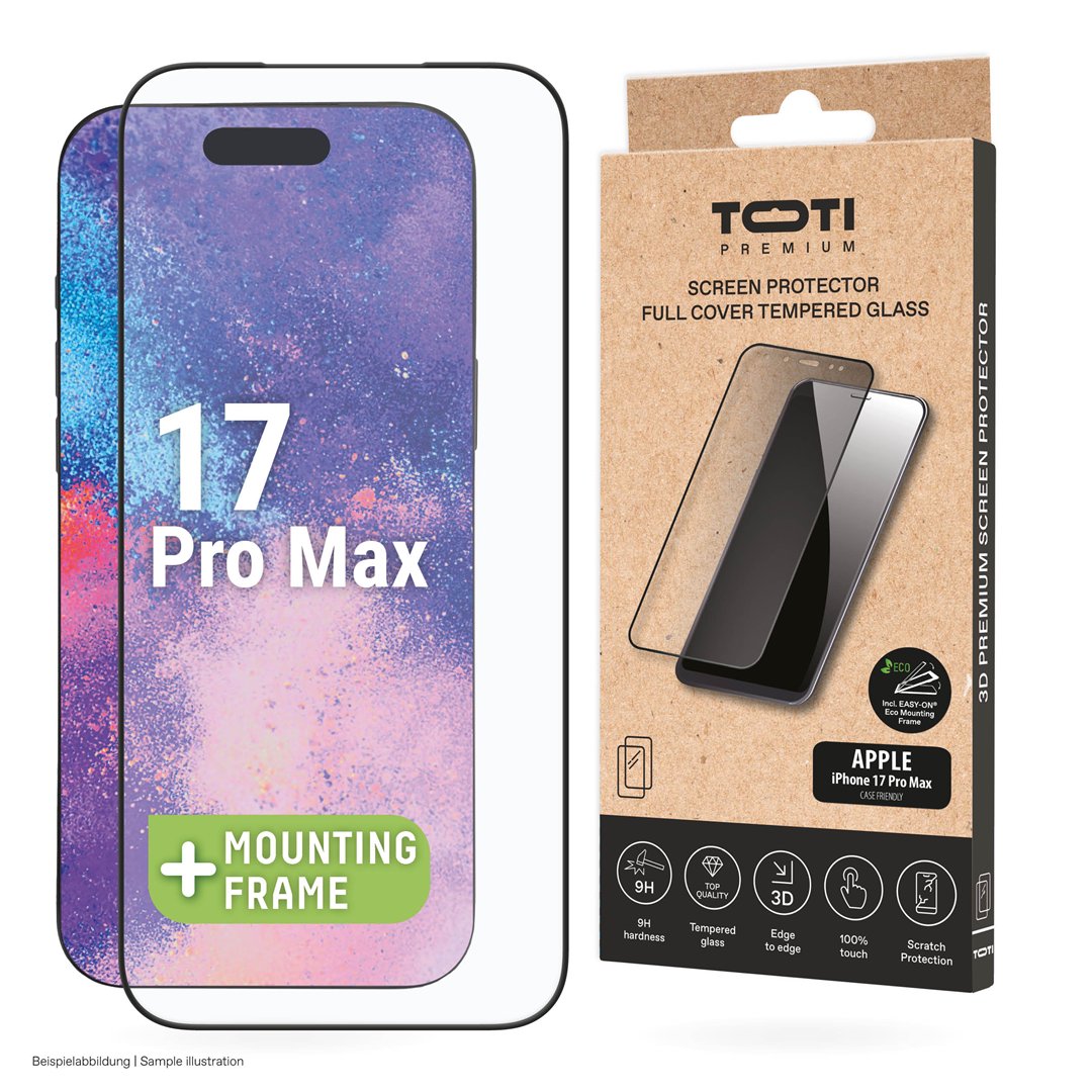 Ekrano apsauga TOTI PREMIUM TEMPERED iPhone 17 Pro Max, skairi