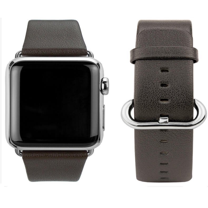 Dirželis CASEual, odinis, skirtas APPLE watch, 38 mm, rudas