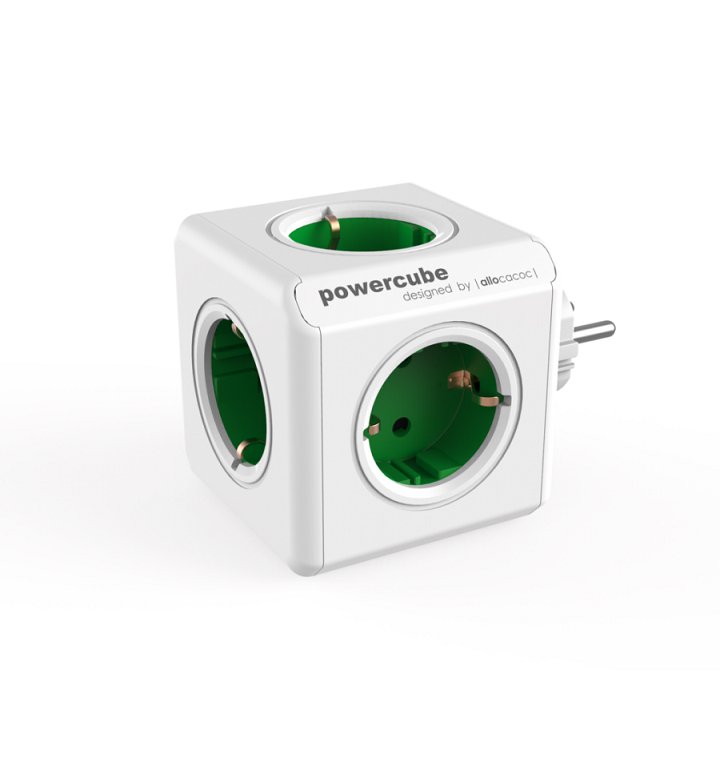 Šakotuvas PowerCube 1100GN/DEORPC Original, su žaliais lizdais