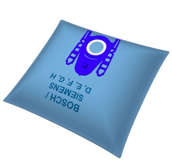 Dulkių siurblio maišelis WORWO SIEMENS/BOSCH TYP H/GSBMB01K 4vnt+1mikr.f.
