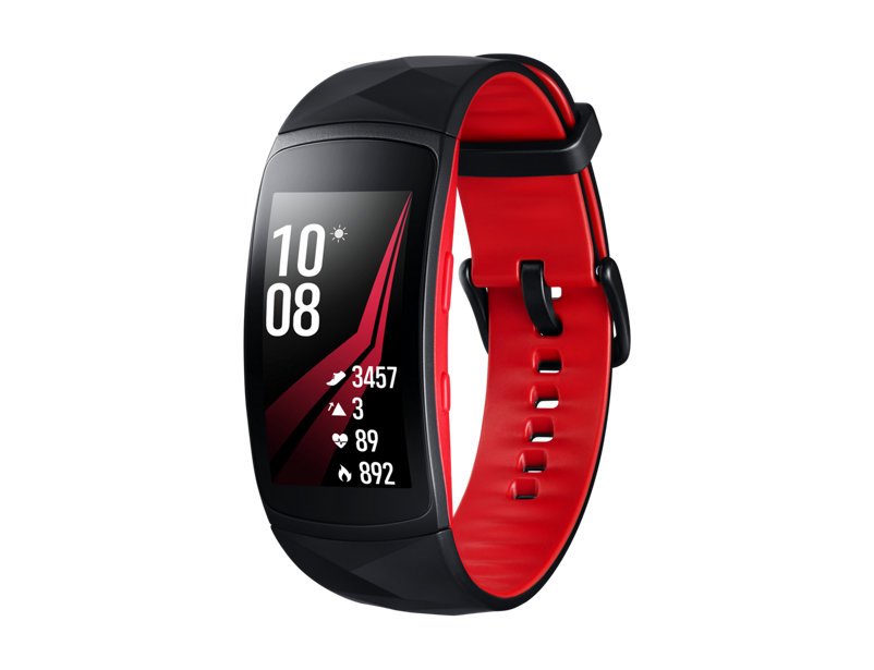 Išmanusis laikrodis SAMSUNG Gear Fit 2 Pro Black/Red S