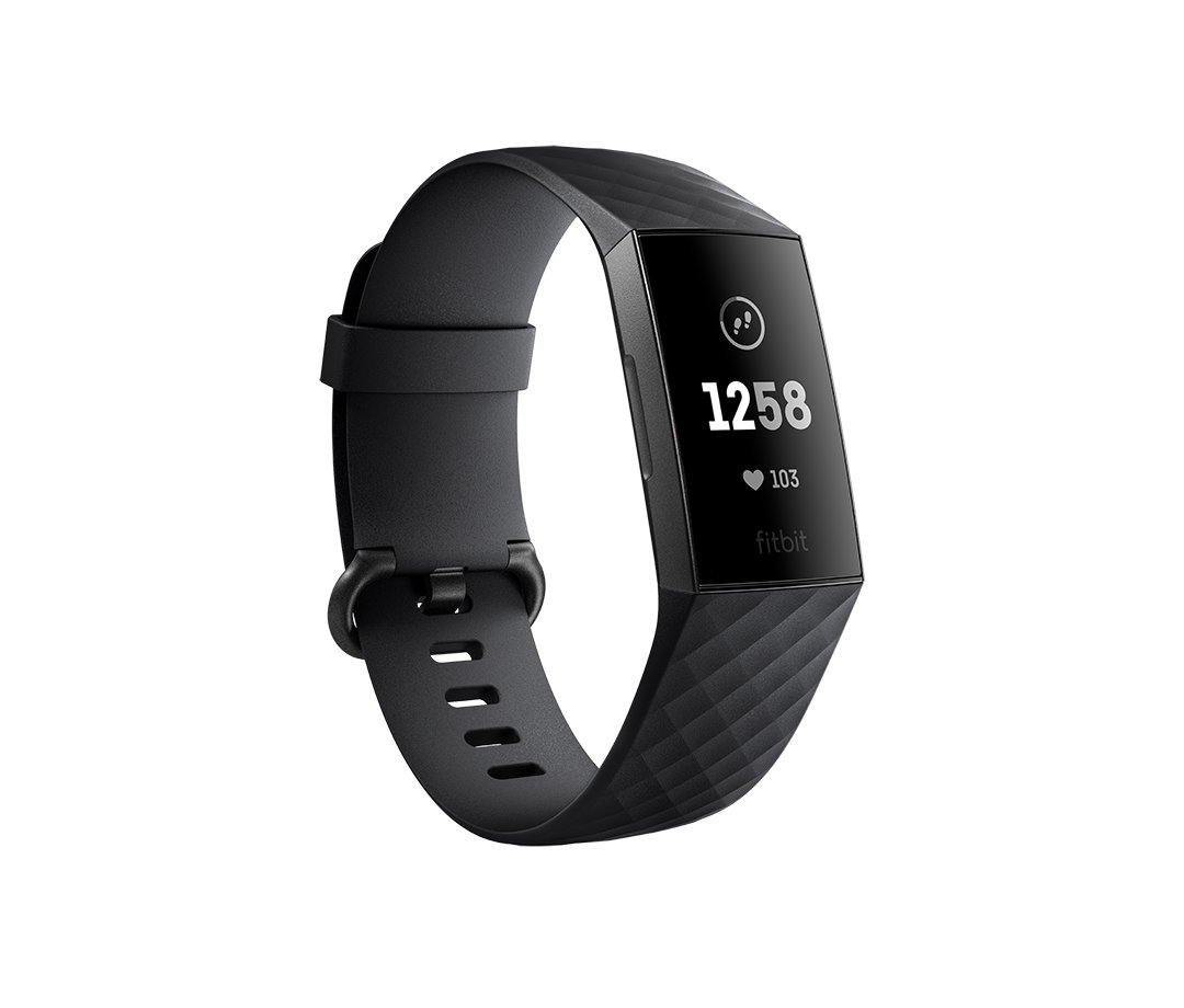 Išmanioji apyrankė FITBIT CHARGE 3, Graphite/Black